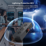 For V3 5-in-1 PoE Injector, 200W Gigabit Ethernet, EU Plug